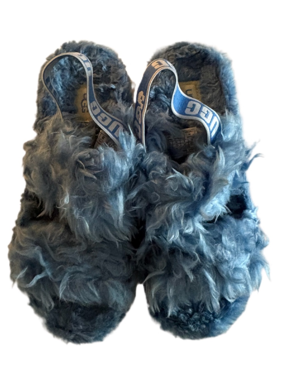 🆕 UGG Fluff Sugar Platform Faux Fur Sandals